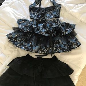 Dolls Kill Widow skirt set